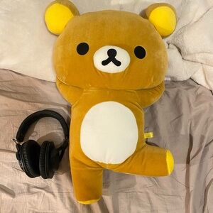 Adorable Brown and Yellow Stuffed Bear